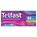 TELFAST 60MG 20 TABLETS thumbnail 1