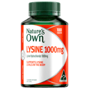 NATURES OWN LYSINE 1000MG 100 TABLETS thumbnail 1