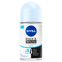 NIVEA WOMEN ANTIPERSPIRANT B&W A/P INVISIBLE PURE ROLL ON 48H 50ML thumbnail 1