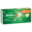 BEROCCA ORANGE 30 EFFERVESCENT TABLETS thumbnail 1