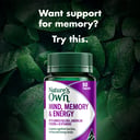 NATURES OWN MIND MEMORY & ENERGY 50 TABLETS thumbnail 3