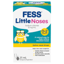 FESS LITTLE NOSES SALINE DROPS + ASPIRATOR 25ML thumbnail 2