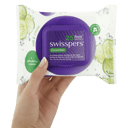 SWISSPERS CUCUMBER FACIAL WIPES 25 PACK thumbnail 3