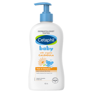 CETAPHIL BABY CALENDULA WASH & SHAMPOO 400ML