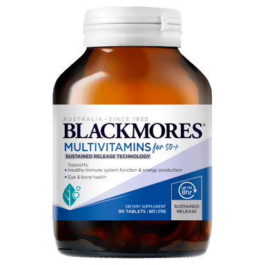 BLACKMORES MULTIVITAMIN FOR 50+ 90 TABLETS
