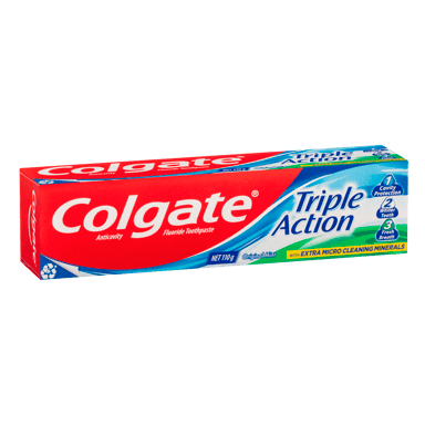 COLGATE TOOTHPASTE MINT STRIPE TRIPLE ACTION ORIGINAL MINT 110G