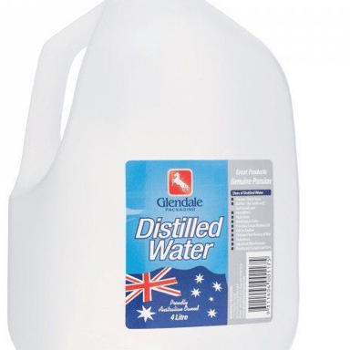 GLENDALE DISTILLED WATER 4 LITRE