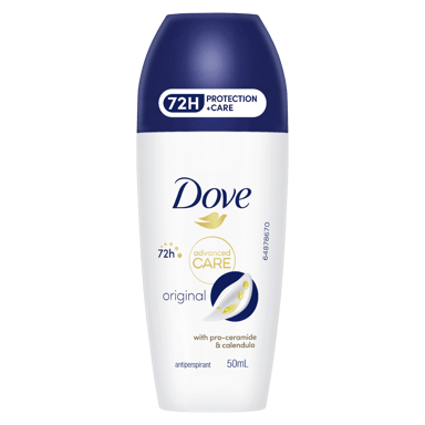 DOVE WOMEN ANTIPERSPIRANT ADVANCED ORIGINAL ROLL ON 50ML
