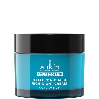 SUKIN AQUABOOST 3D HYALURONIC ACID NIGHT CREAM 50ML