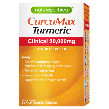 NATUROPATHICA CURCUMAX TUMERIC CLINICAL 20000MG 60 TABLETS