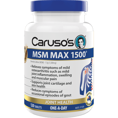 CARUSOS MSM MAX 1500 120 CAPSULES