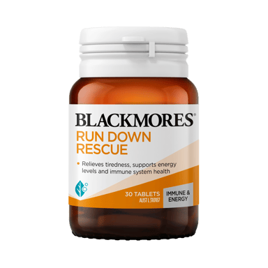 BLACKMORES RUN DOWN RESCUE 30 TABLETS