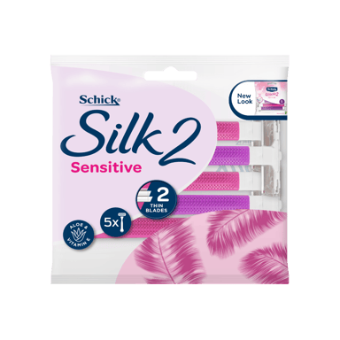 SCHICK EXACTA 2 SENSITIVE DISPOSABLE RAZOR 5 PACK