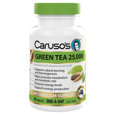 CARUSOS GREEN TEA 25000 50 TABLETS