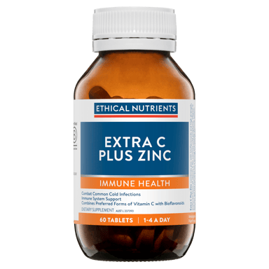 ETHICAL NUTRIENTS EXTRA C PLUS ZINC 60 TABLETS