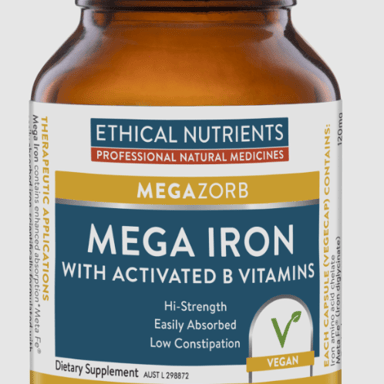 ETHICAL NUTRIENTS MEGA IRON 30 CAPSULES