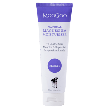 MOOGOO SKINCARE NATURAL MAGNESIUM MOISTURISER 120G