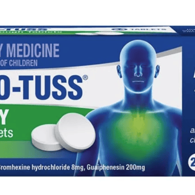 DURO-TUSS CHESTY FORTE 24 TABLETS