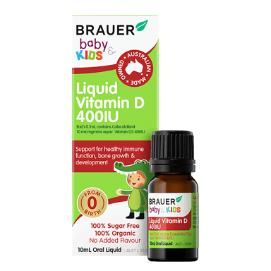 BRAUER BABY & KIDS VITAMIN D 400IU DROPS 10ML