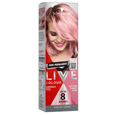 SCHWARZKOPF LIVE COLOUR COTTON CANDY PINK 75ML