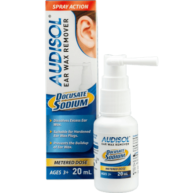AUDISOL EAR WAX REMOVER SPRAY 20ML
