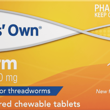 CHEMISTS OWN DE WORM CHEWABLE 6 TABLETS