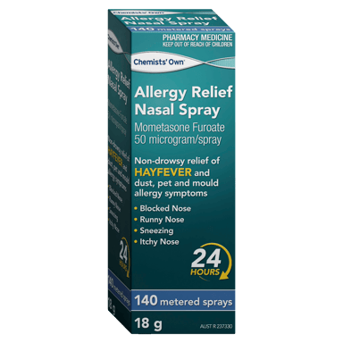 CHEMISTS OWN MOMETASONE 50MCG NASAL SPRAY 140 DOSES