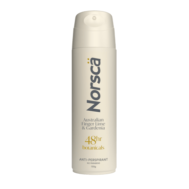 NORSCA ANTIPERSPIRANT AUSTRALIAN FINGER LIME & GARDENIA 130G
