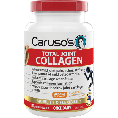 CARUSOS TOTAL JOINT COLLAGEN ORANGE POWDER 120G