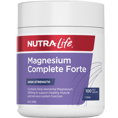 NUTRALIFE MAGNESIUM FORTE DAILY 100 CAPSULES