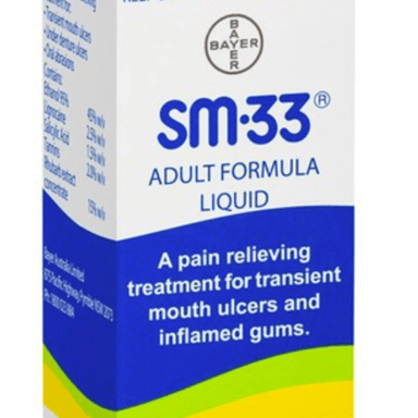 SM-33 ORAL SOLUTION ANTISEPTIC LIQUID 10ML