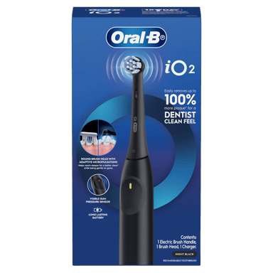 ORAL-B TOOTHBRUSH IO2 ELECTRIC  BLACK 1 PACK