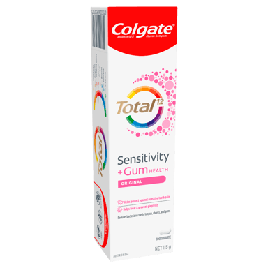 COLGATE TOOTHPASTE TOTAL SENSITIVITY + GUM ORIGINAL 115G
