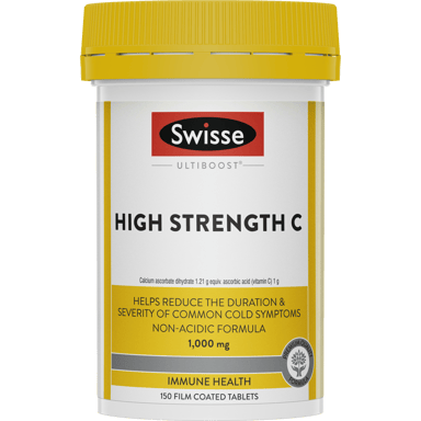 SWISSE ULTIBOOST HIGH STRENGTH VITAMIN C 150 TABLETS