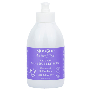 MOOGOO 2IN1 BUBBLY WASH 500ML