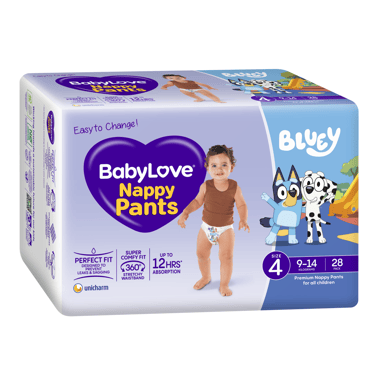 BABYLOVE JUMBO NAPPY PANTS TODDLER 28 PACK