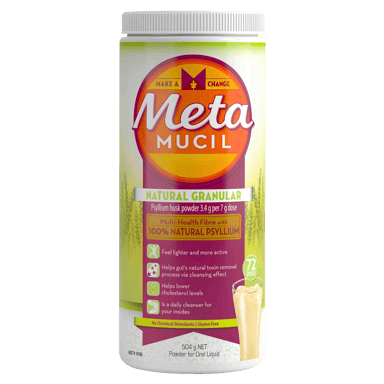 METAMUCIL NATURAL GRANULAR 504G 72 DOSES