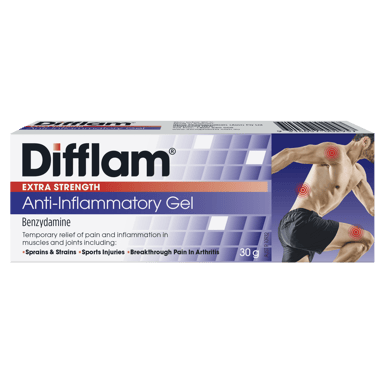 DIFFLAM ANTI INFLAMMATORY EXTRA STRENGTH 5% GEL 30G