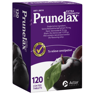 PRUNELAX EXTRA STRENGTH  120 TABLETS
