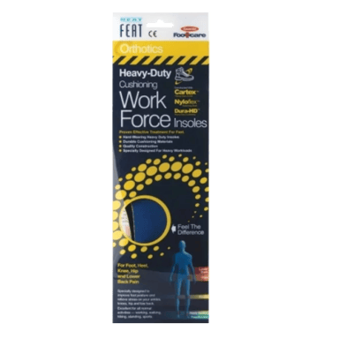 NEAT FEAT ORTHOTICS HEAVY-DUTY CUSHION WORK FORCE INSOLE LARGE