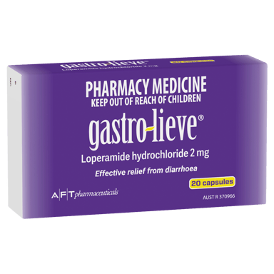 GASTRO-LIEVE DIARRHOEA RELIEF 20 CAPSULES