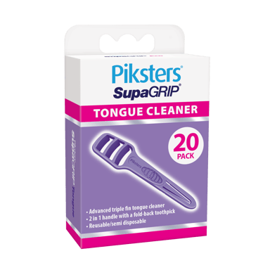 PIKSTERS SUPAGRIP TONGUE CLEANER 20 PACK