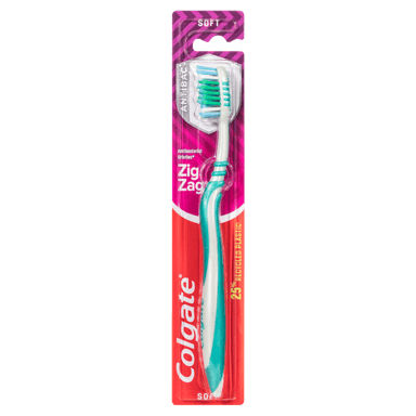 COLGATE TOOTHBRUSH ZIG-ZAG INTERDENTAL CLEAN SOFT 1 PACK