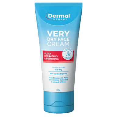 DERMAL THERAPY VERY DRY FACE CREAM 50G