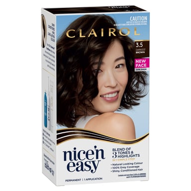 CLAIROL NICE N EASY 3.5 DARKEST BROWN