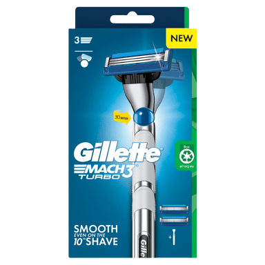 GILLETTE MACH3 TURBO RAZOR + 2 BLADES