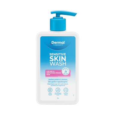 DERMAL THERAPY SENSITIVE SKIN WASH 1 LITRE