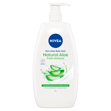 NIVEA SHOWER CREAM ALOE 1 LITRE