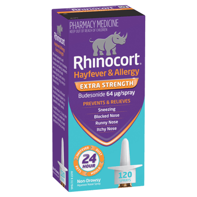 RHINOCORT HAYFEVER NASAL SPRAY 64MCG 120 DOSE