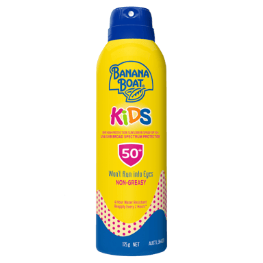 BANANA BOAT KIDS SUNSCREEN AEROSOL SPRAY SPF50+ 175G